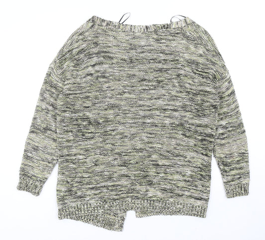 George Womens Multicoloured V-Neck Cotton Shrug Jumper Size 12