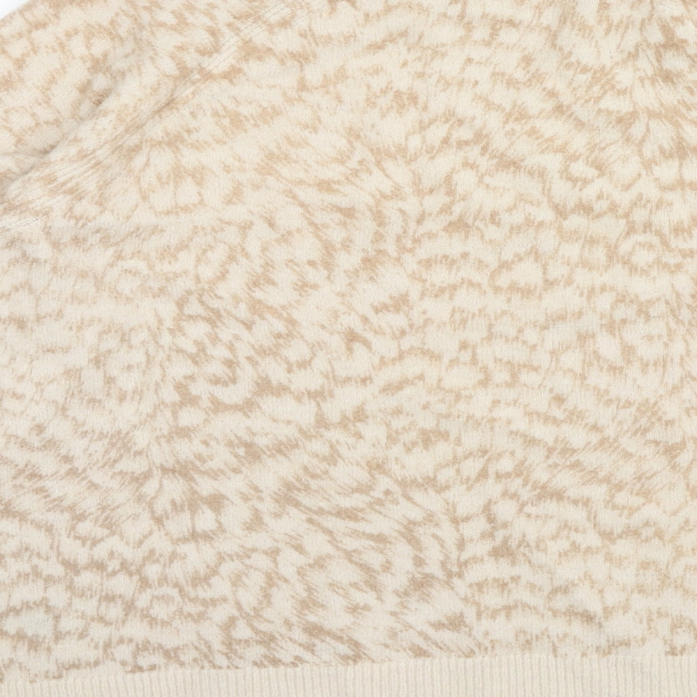 Womens UK Size L Oasis Beige Pullover Jumper