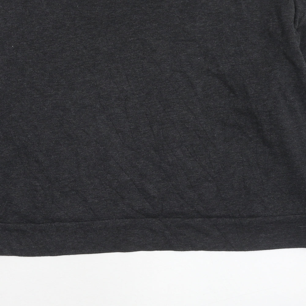 H&M Womens Grey Cotton Pullover Sweatshirt Size M Pullover