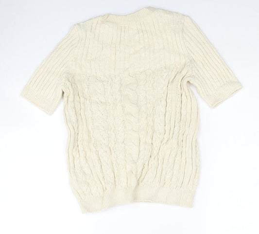 Womens UK Size 10 Per Una Ivory Pullover Jumper