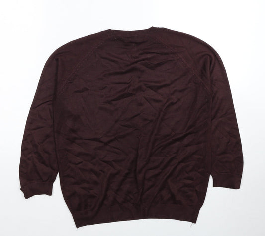 Womens UK Size 8 Dorothy Perkins Red Pullover Jumper