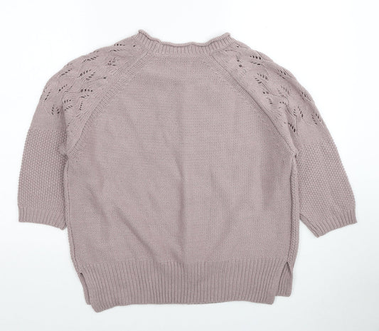 Womens UK Size M Oasis Pink Pullover Jumper