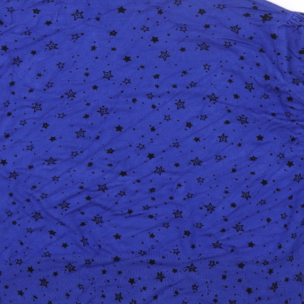 Womens UK Size XL Marks and Spencer Blue Pullover Jumper