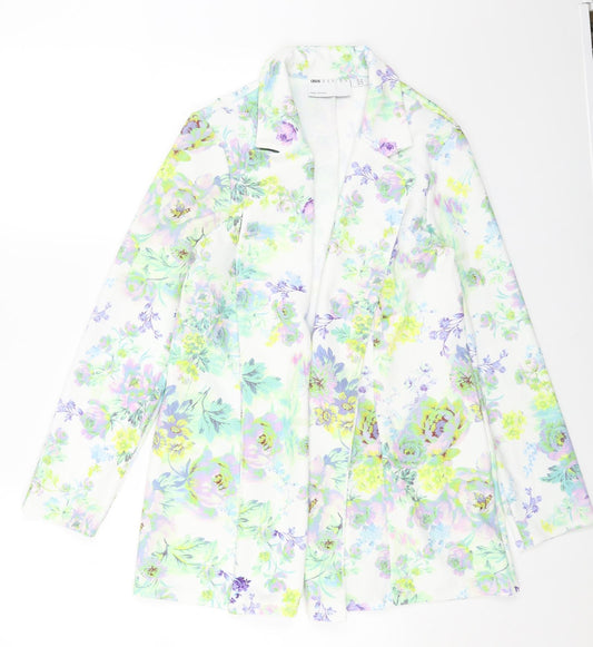 Womens UK Size 8 ASOS White Overcoat