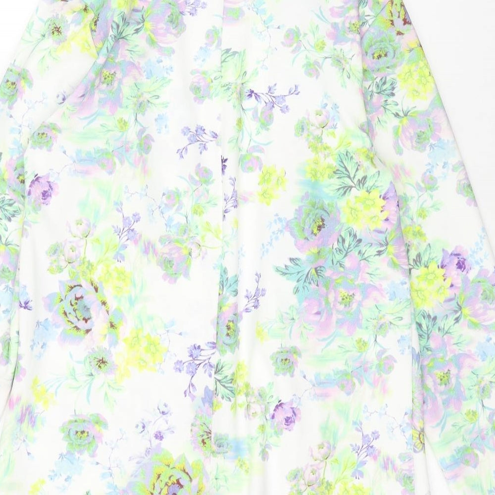 Womens UK Size 8 ASOS White Overcoat