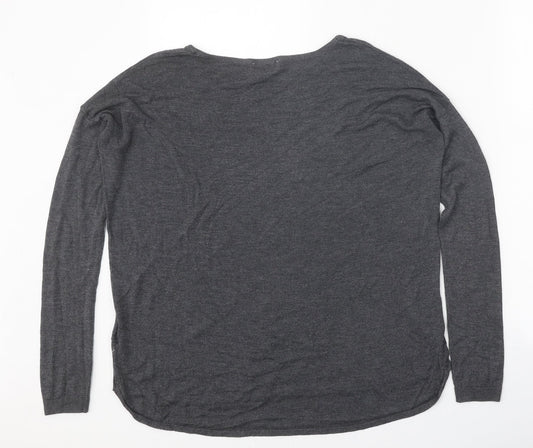 Womens UK Size S H&M Grey Pullover Jumper