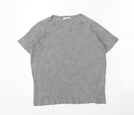 Womens UK Size 12 TU Grey Pullover Jumper