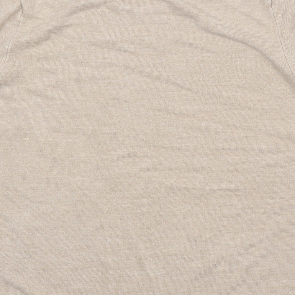 Womens UK Size 18 Classic Beige Pullover Jumper