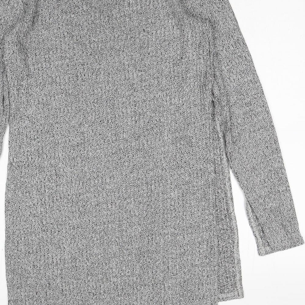 Womens UK Size M Only Grey Tunic T-Shirt