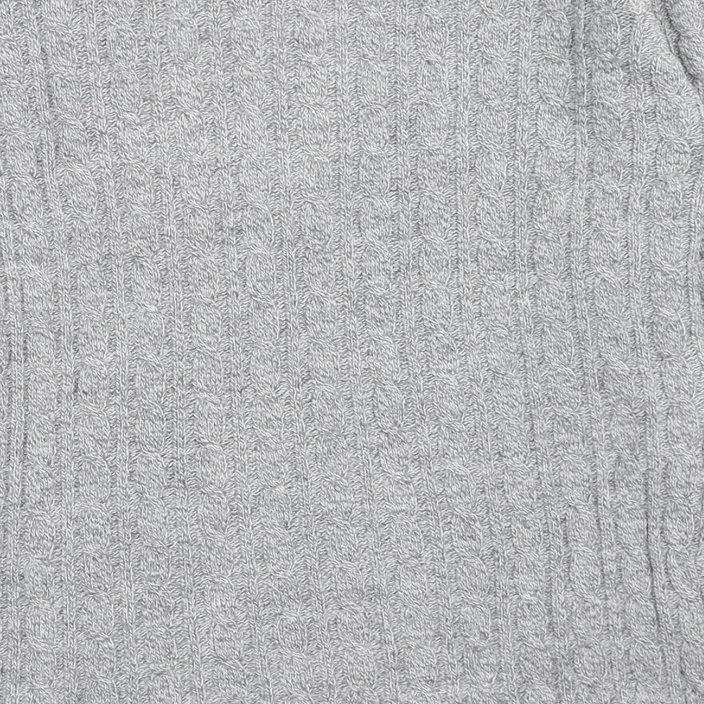 Womens UK Size S Preworn Grey Pullover Jumper