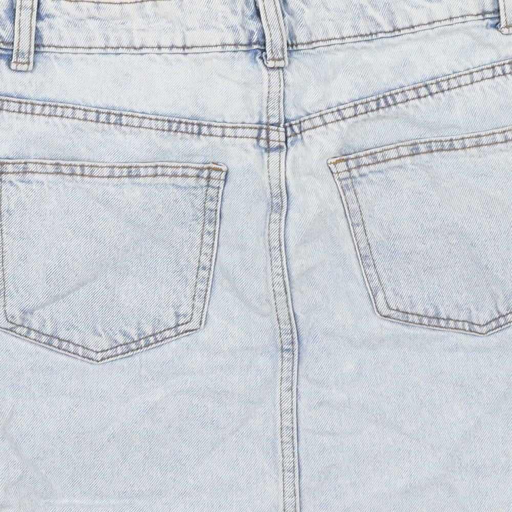 Womens UK Size 6 Denim & Co. Mini Denim Skirt