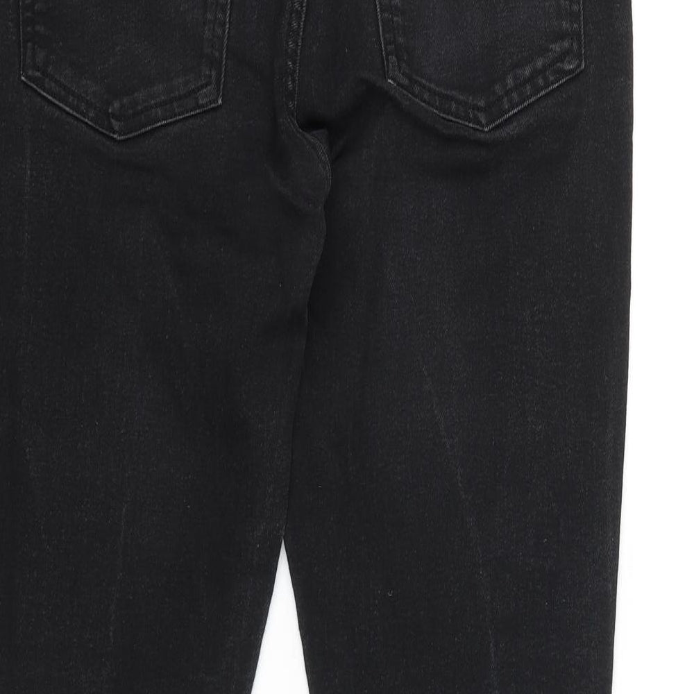 Denim & Co. Womens Black Cotton Skinny Jeans Size 33 in L30 in Regular Zip