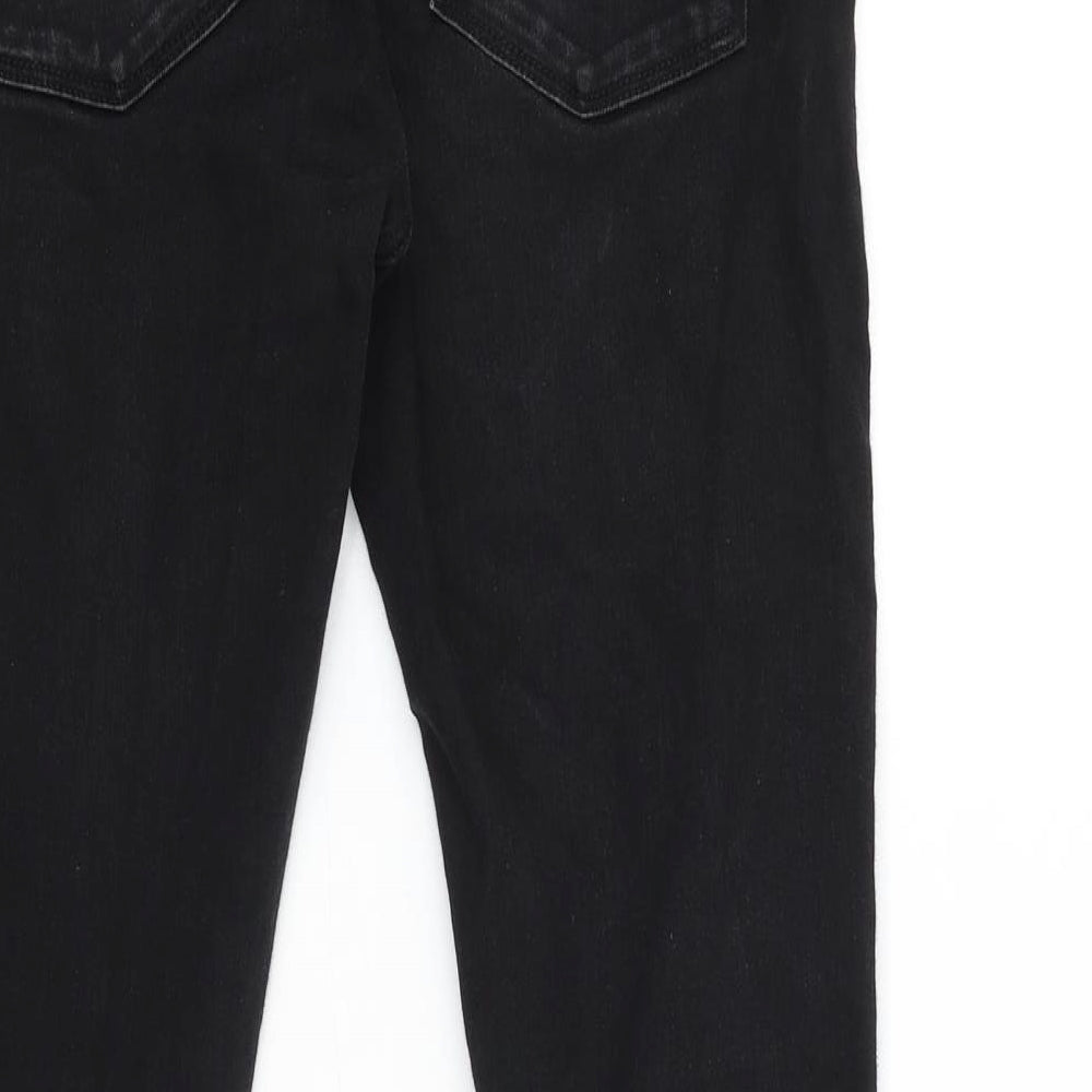 ASOS Womens Black Cotton Skinny Jeans Size 29 in L32 in Regular Zip