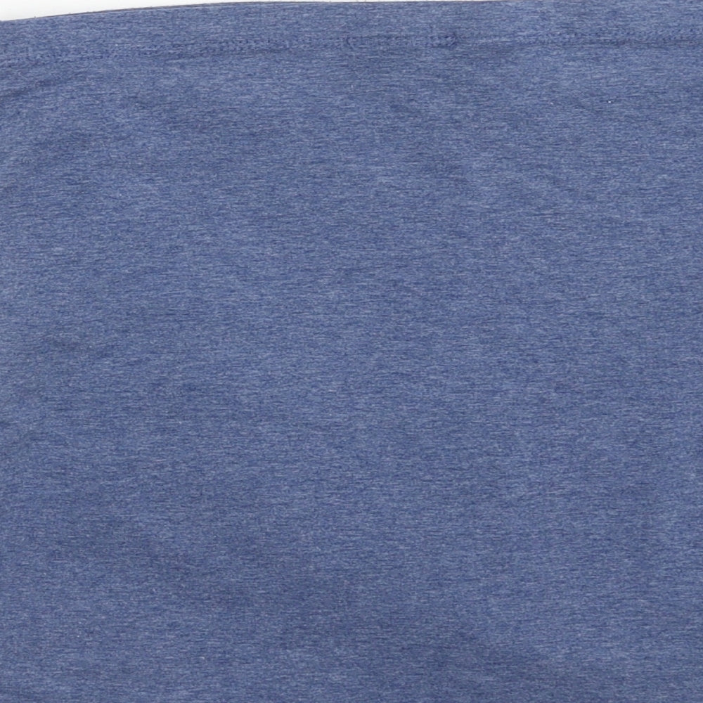 H&M Womens Blue Polyester Bandage Skirt Size M