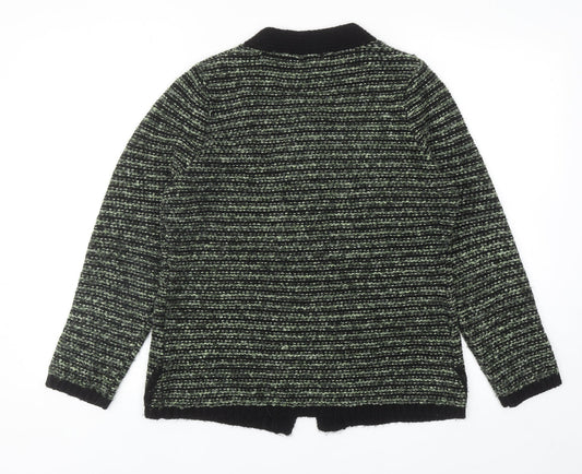 Womens UK Size M Nina Murati Green Cardigan Jumper