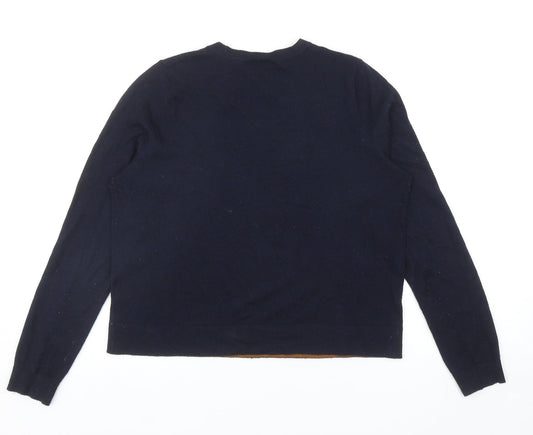Womens UK Size 10 Topshop Blue Pullover Jumper