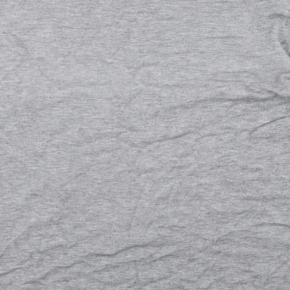 EVISU Womens Grey Round Neck Cotton Pullover Jumper Size XL