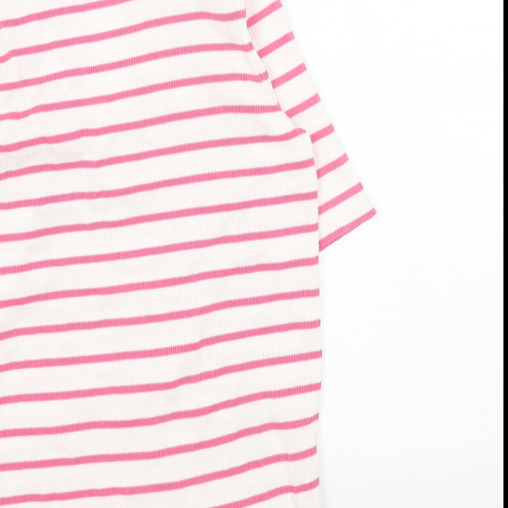 Womens UK Size M Marks and Spencer Pink Pullover Jumper
