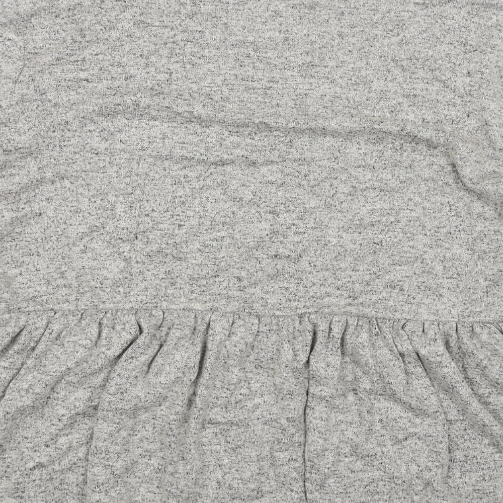 Womens UK Size 12 PEP&CO Grey Pullover Jumper