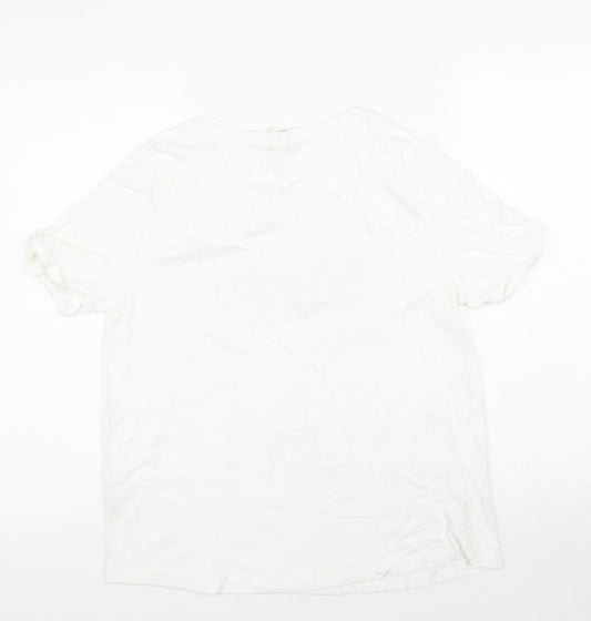 Womens UK Size 14 TU White Basic T-Shirt