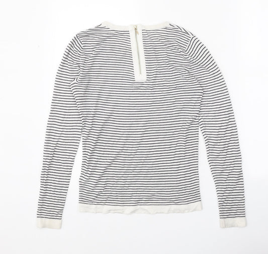 Womens UK Size S H&M White Pullover Jumper