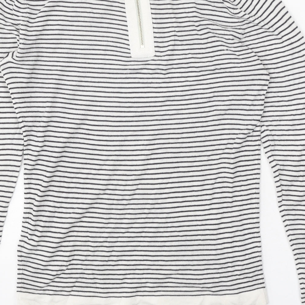 Womens UK Size S H&M White Pullover Jumper