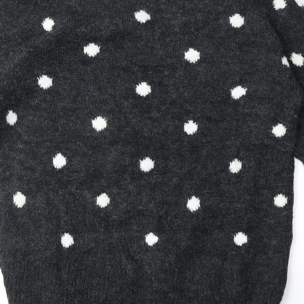 Womens UK Size XS H&M Grey Pullover Jumper