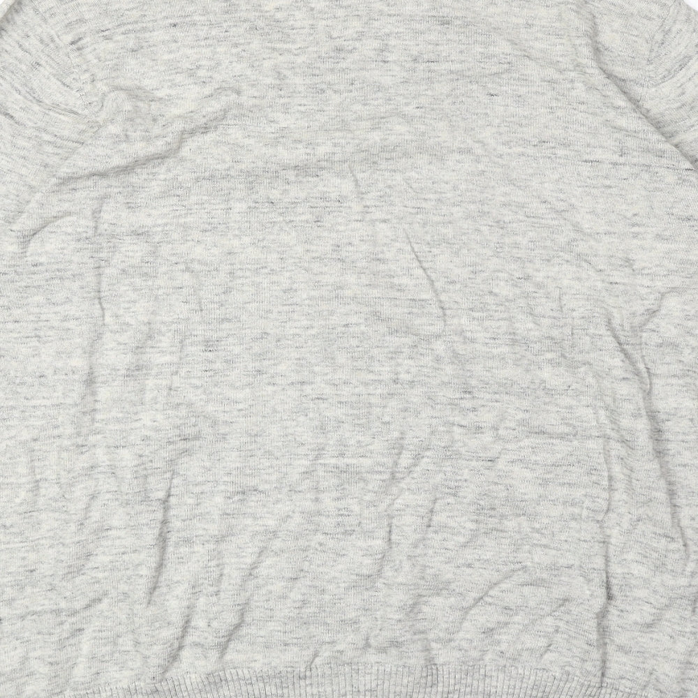 Cedar Wood State Mens Beige Round Neck Cotton Pullover Jumper Size XL