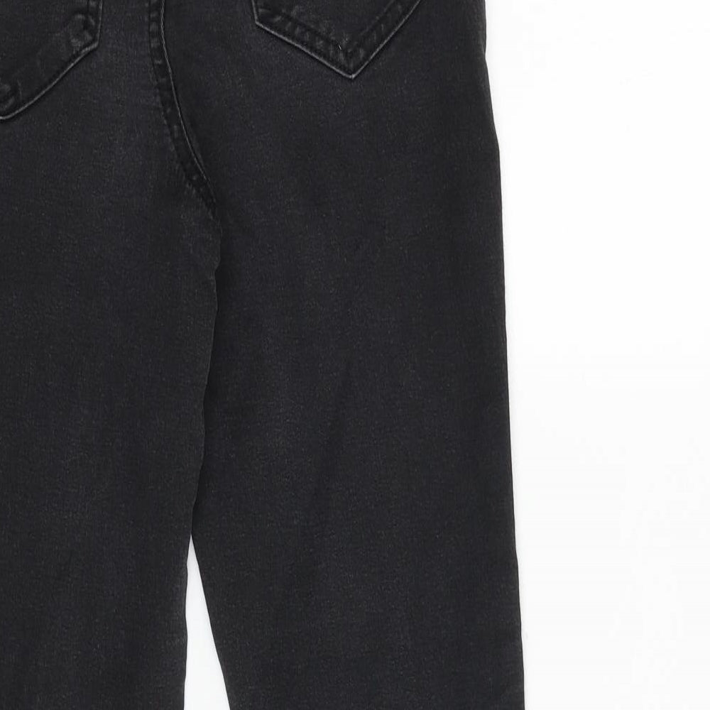 F&F Womens Black Cotton Skinny Jeans Size 10 L29 in Regular