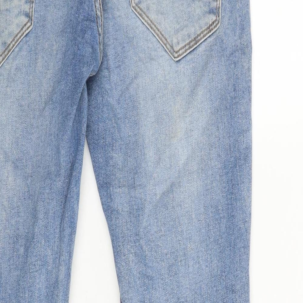 Connor Womens Blue Cotton Skinny Jeans Size 32 in L29 in Regular Zip