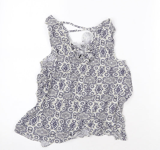 Womens UK Size 14 Atmosphere Blue Basic Blouse