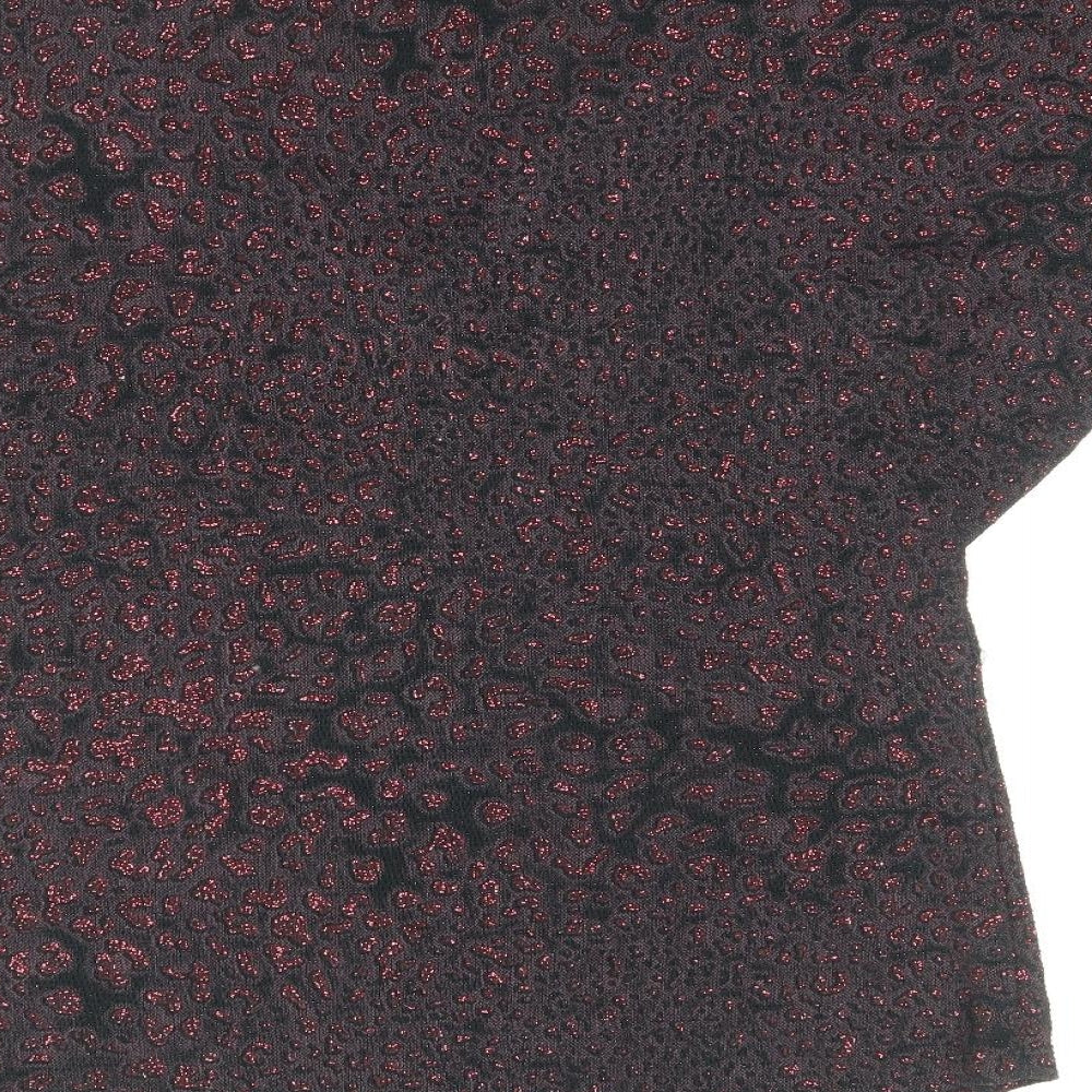 Womens UK Size 12 Principles Black Basic Blouse