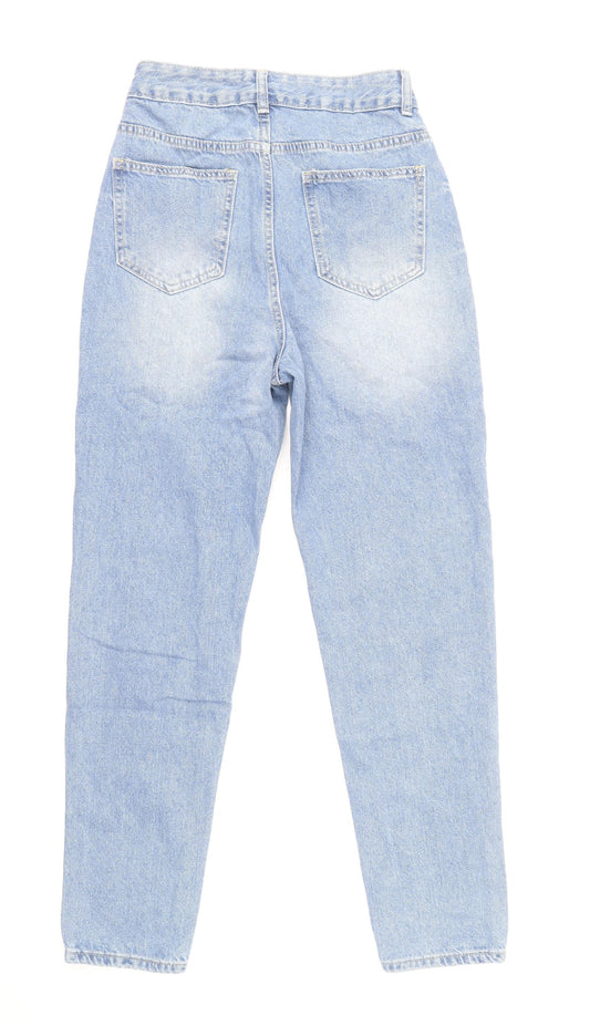 SheIn Womens Blue Cotton Skinny Jeans Size 26 in Regular Zip