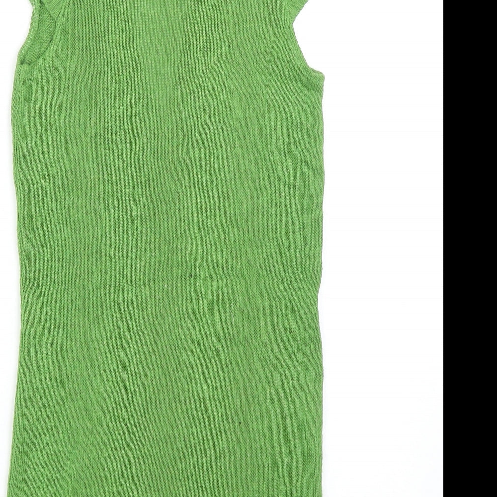 Womens UK Size 10 Topshop Green Pullover Jumper