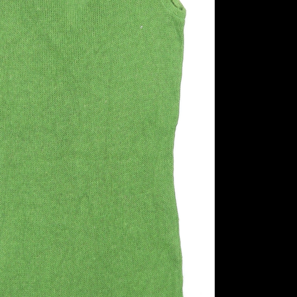 Womens UK Size 10 Topshop Green Pullover Jumper
