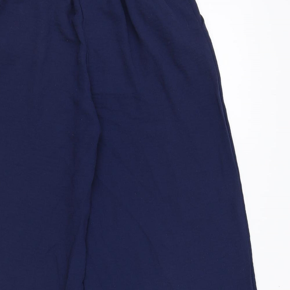 Womens UK Size 6 H&M Regular Fit Blue Trousers
