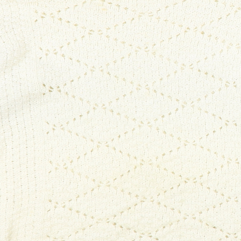 Womens UK Size 16 M&Co Ivory Pullover Jumper