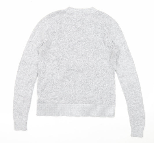 Womens UK Size XS Oasis Grey Pullover Jumper