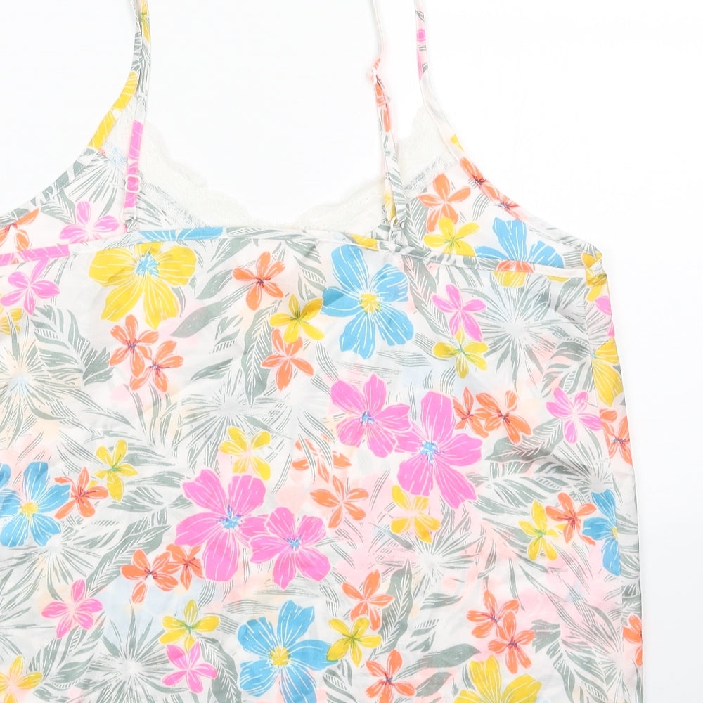 Womens UK Size 10 Preworn Multicoloured Basic Tank