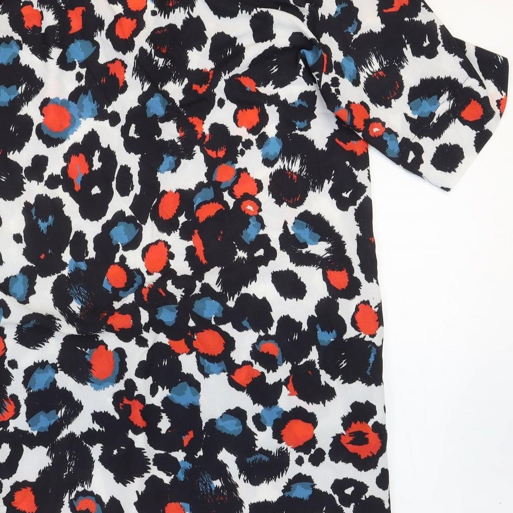 Womens UK Size M Preworn Multicoloured Basic Blouse