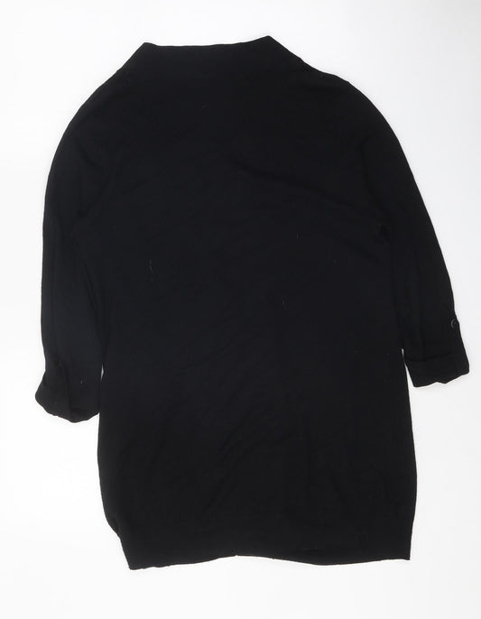 Womens UK Size M M&Co Black Cardigan Jumper