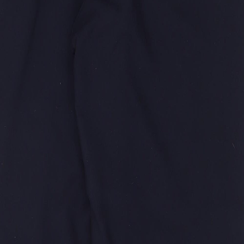 Marks and Spencer Mens Blue Polyester Dress Pants Trousers Size 32 in Regular Zip