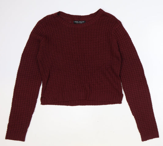 Womens UK Size 14 Select Red Pullover Jumper