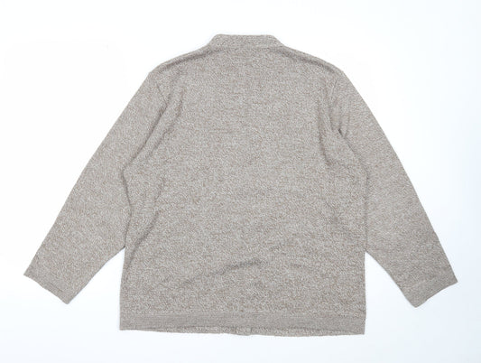 Womens UK Size XL Care Brown Cardigan Jumper