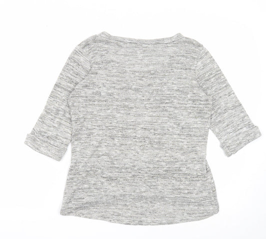 Womens UK Size 8 New Look Grey Pullover Jumper