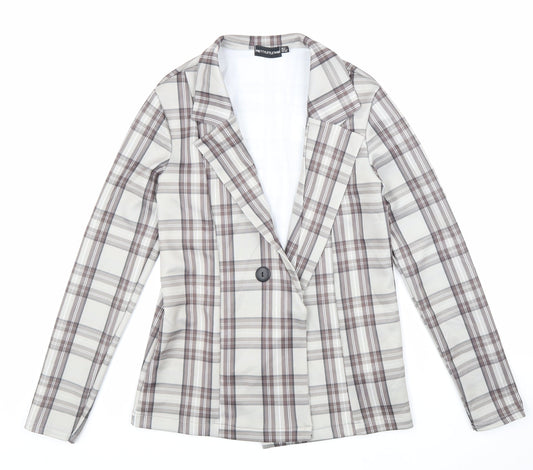 Womens UK Size 8 PRETTYLITTLETHING Beige Jacket