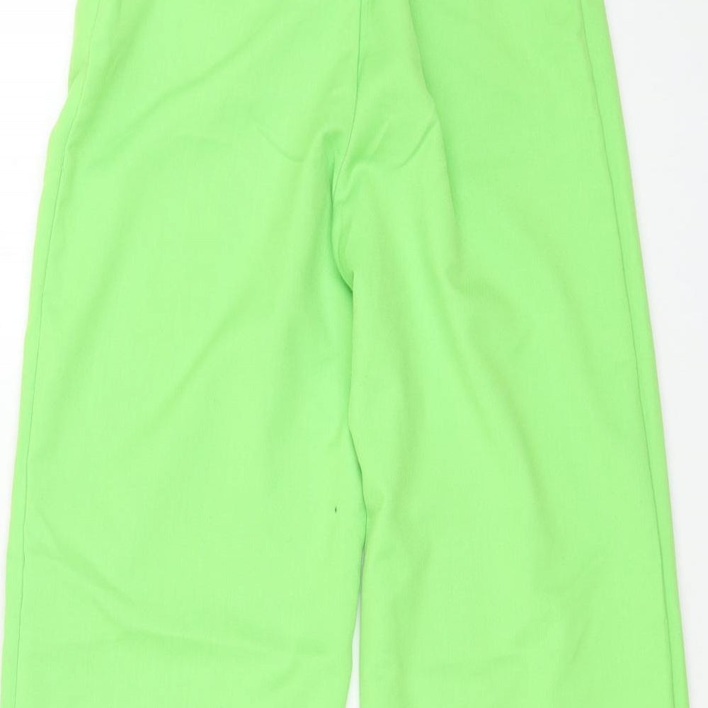 Womens UK Size 4 H&M Regular Fit Green Trousers