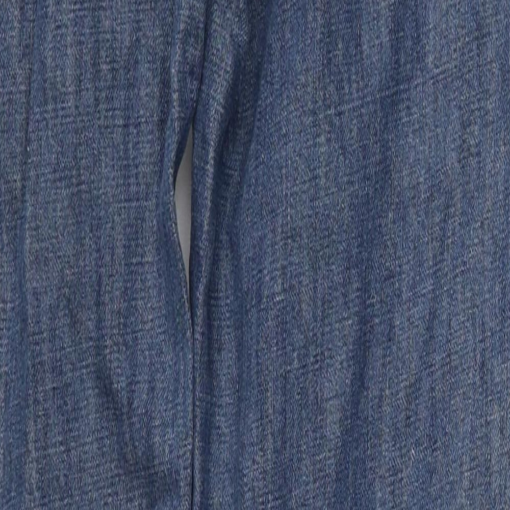 Gap Womens Blue Cotton Straight Jeans Size 28 L32 in Regular Zip
