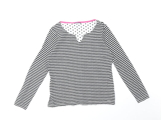 Womens UK Size 10 DASH Black Basic Blouse