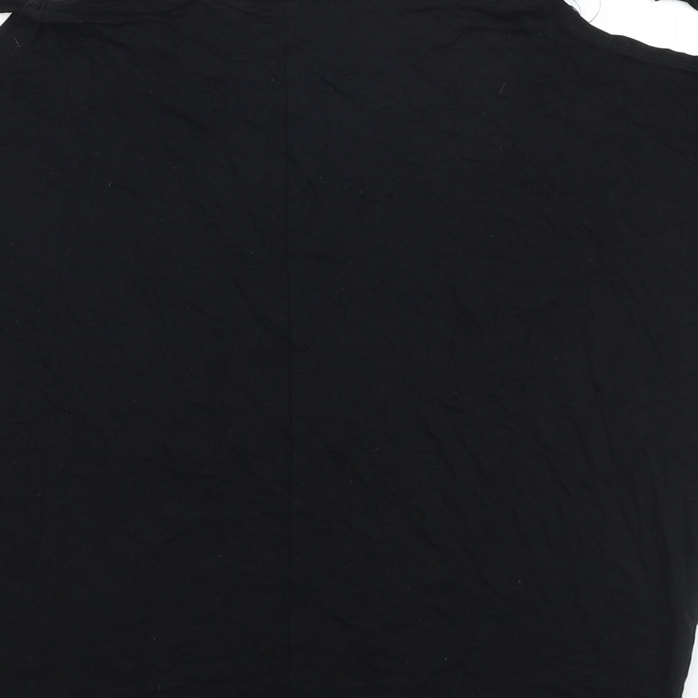 Womens UK Size 6 Select Black Basic T-Shirt